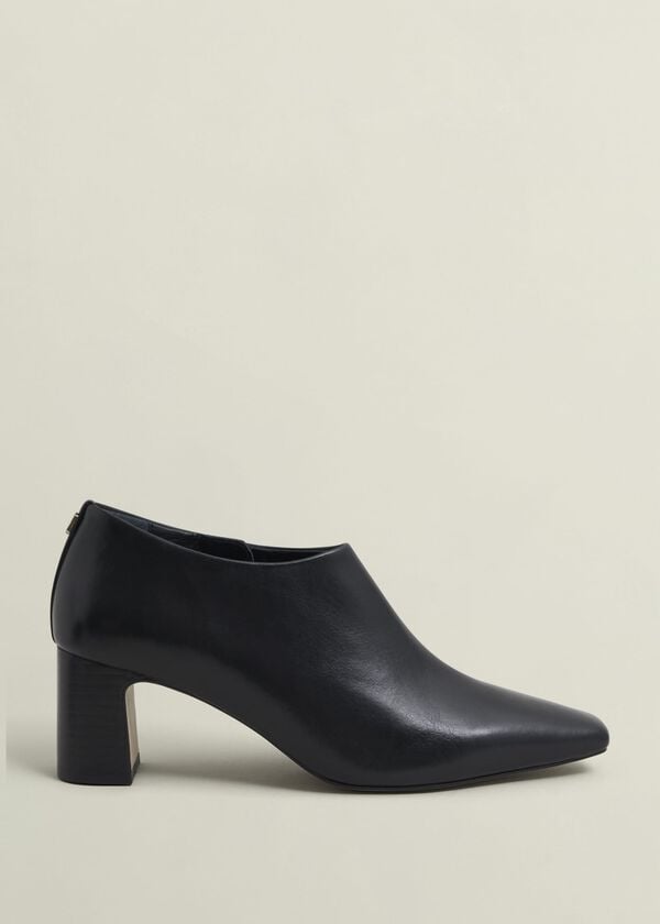 hobbs Leona Leather Shoeboots Black