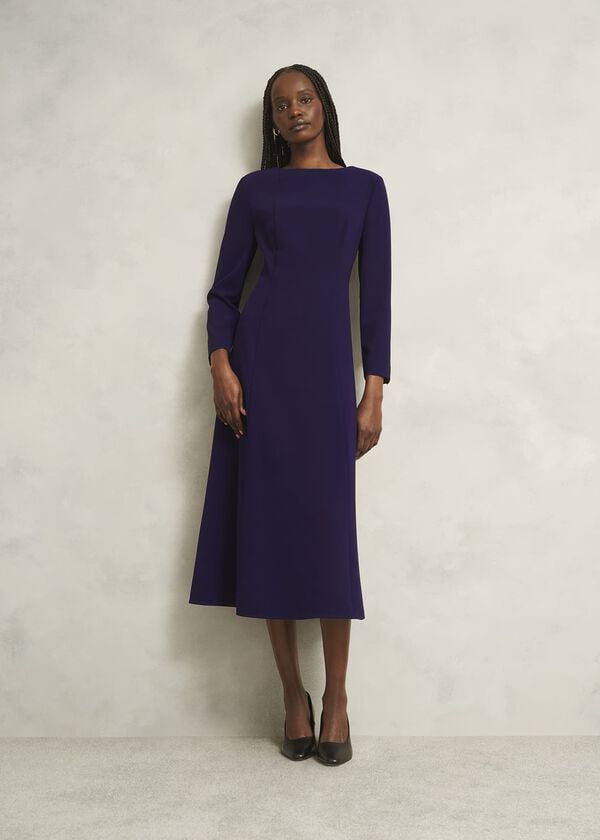 hobbs Leonora Dress Midnight Purple