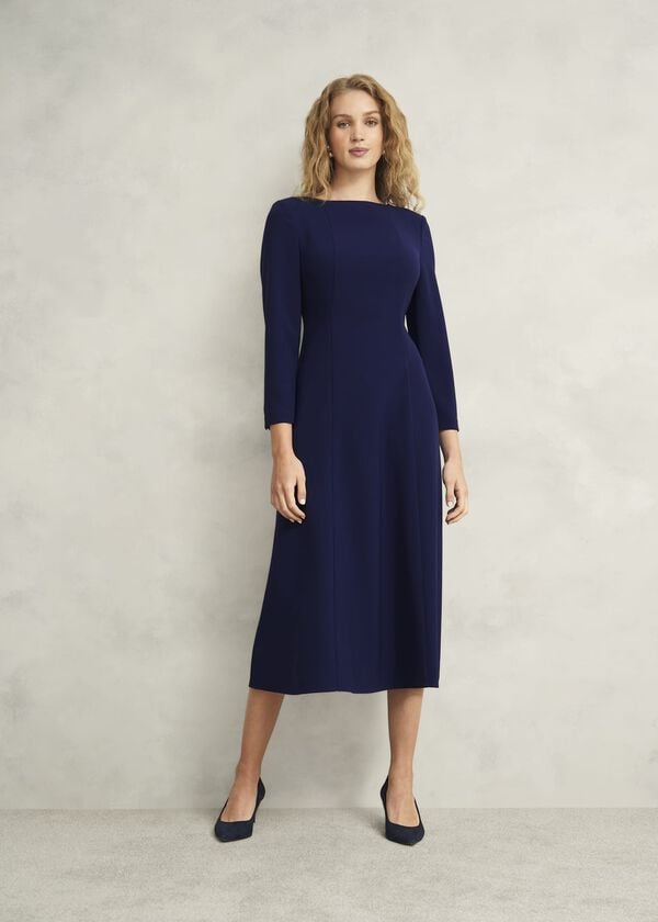 hobbs Leonora Dress Navy