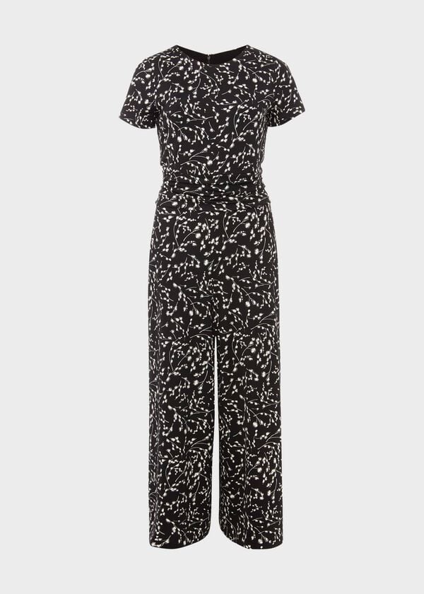 Hobbs Lexi Jersey Jumpsuit Black Stone