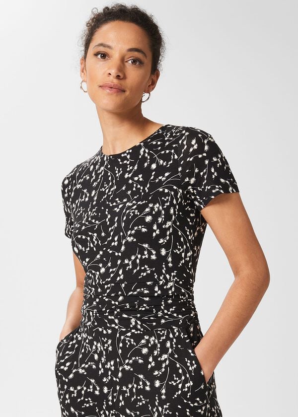 Hobbs Lexi Jersey Jumpsuit Black Stone