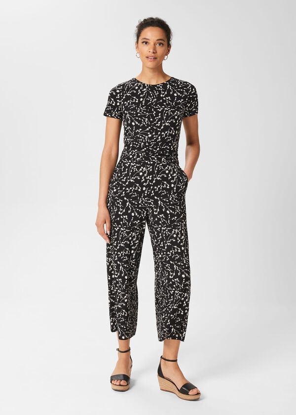 hobbs Lexi Jersey Jumpsuit Black Stone