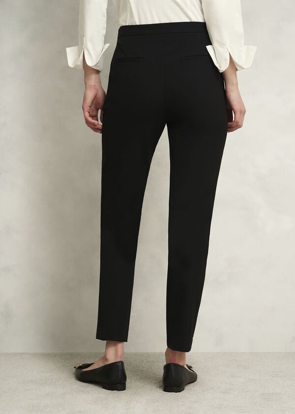 Hobbs Lexi Slim Travel Trousers Black
