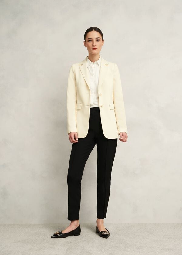 hobbs Lexi Slim Travel Trousers Black