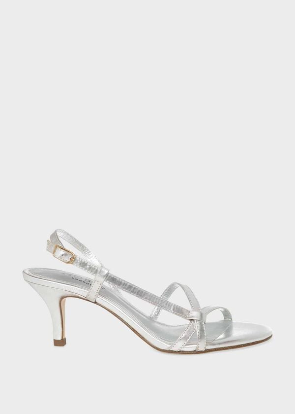 hobbs Lia Sandal Silver Metallic