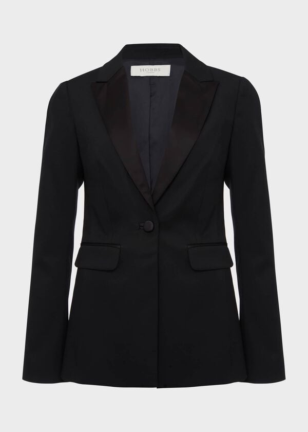 Hobbs Lilian Tux Jacket Black