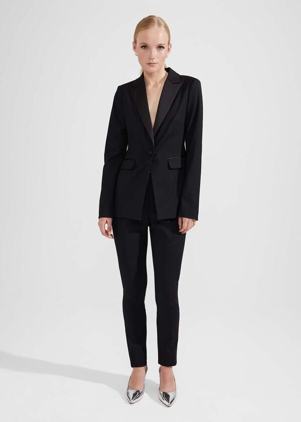 hobbs Lilian Tux Jacket Black