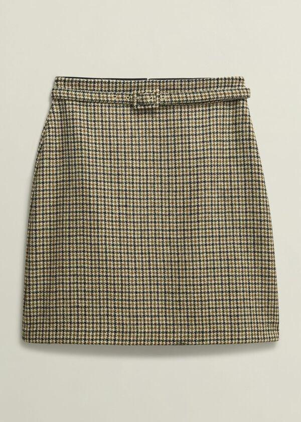 Hobbs Lilla Skirt Brown Multi