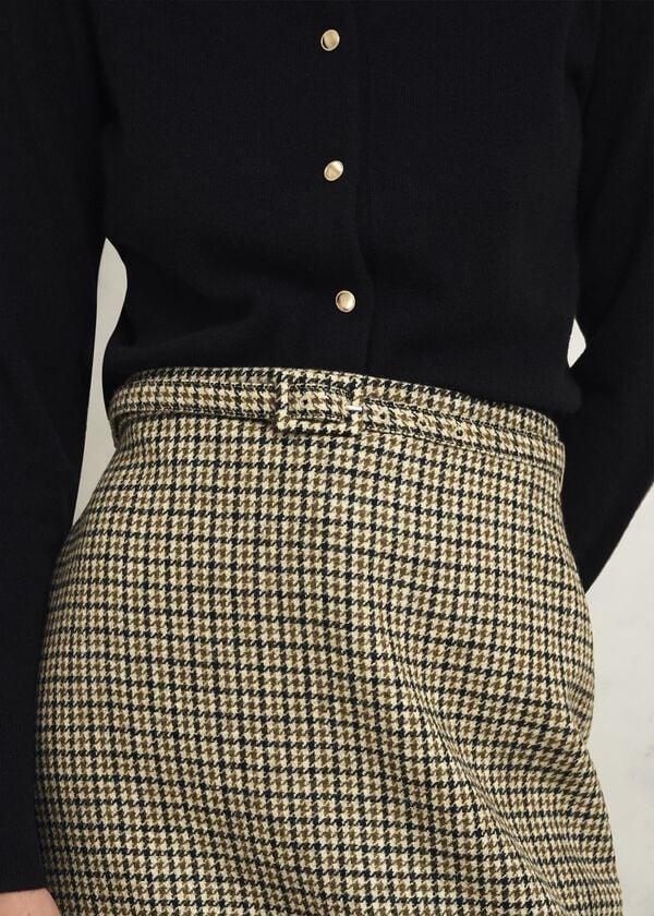 Hobbs Lilla Skirt Brown Multi