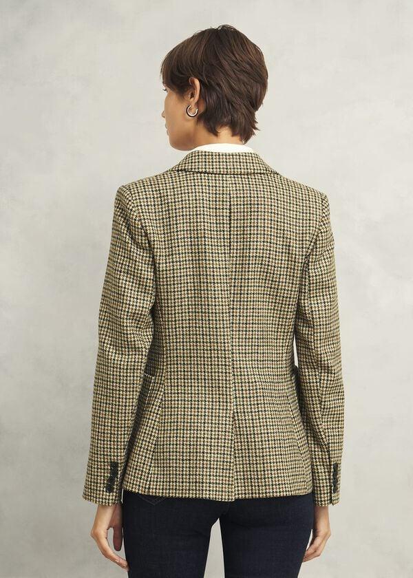 Hobbs Lilla Wool Jacket Brown Multi
