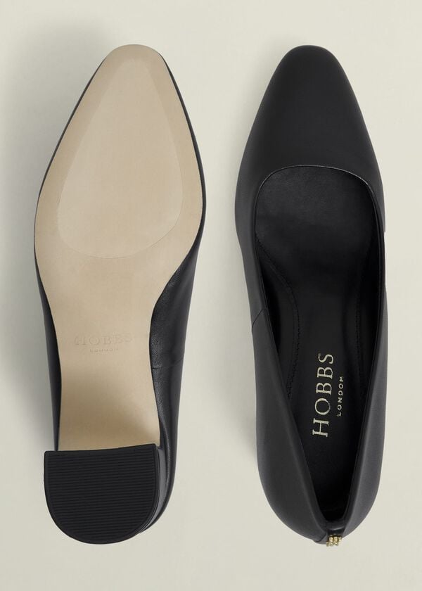 Hobbs Lily Leather Courts Black