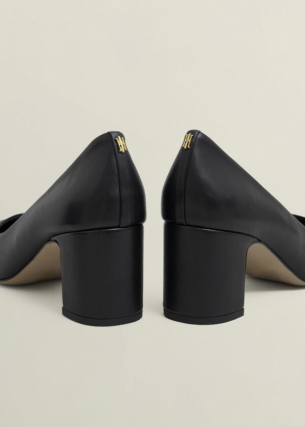 Hobbs Lily Leather Courts Black