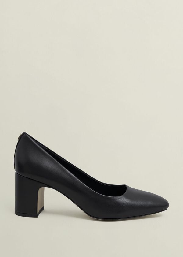 hobbs Lily Leather Courts Black