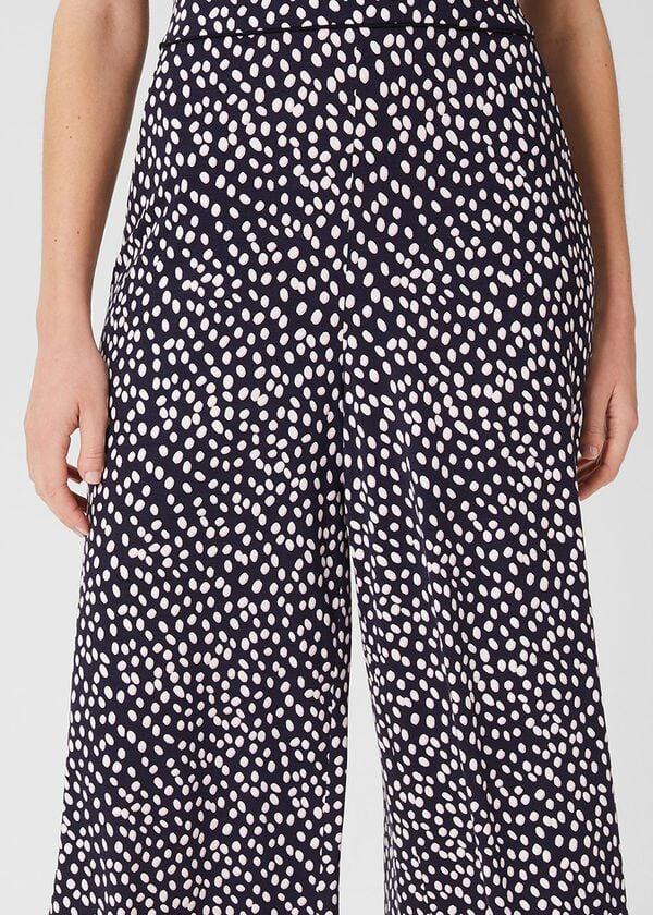 Hobbs Lina Jersey Jumpsuit Navy Ivory