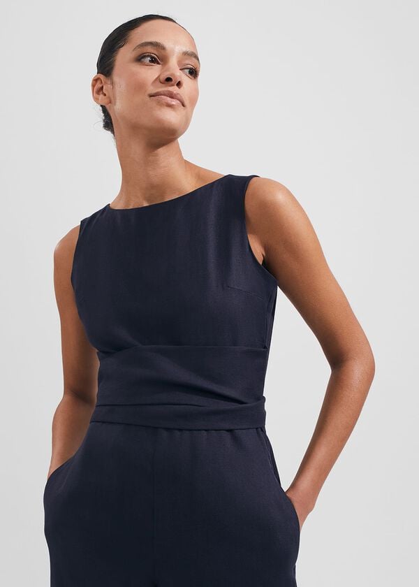 Hobbs Lindie Jumpsuit Navy