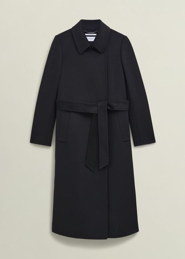 Hobbs Livia Wool Coat Black