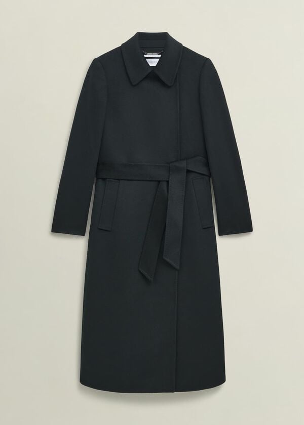 Hobbs Livia Wool Coat Dark Green