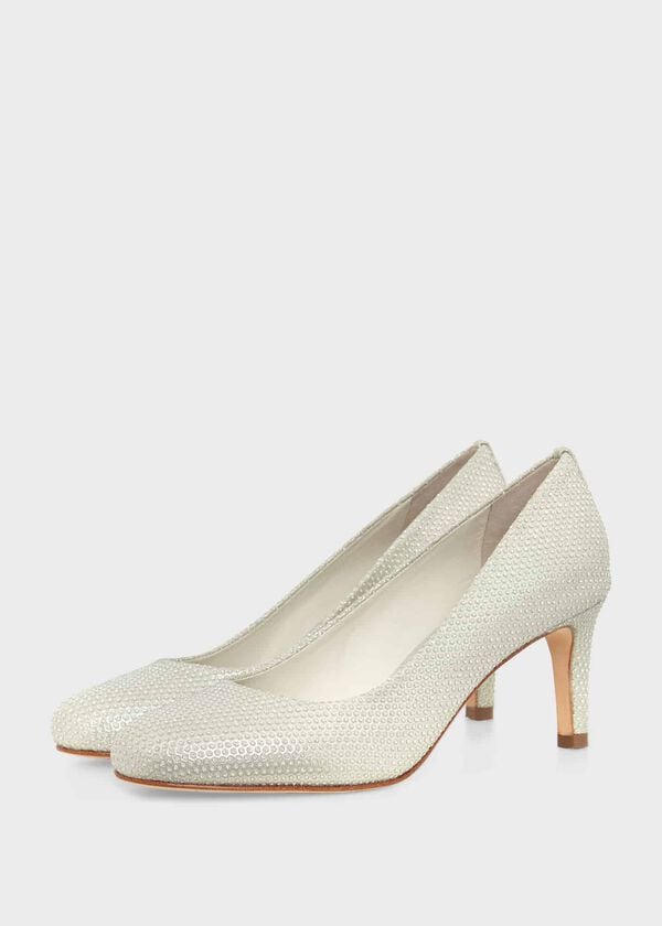 Hobbs Lizzie Court Shoes Champagne