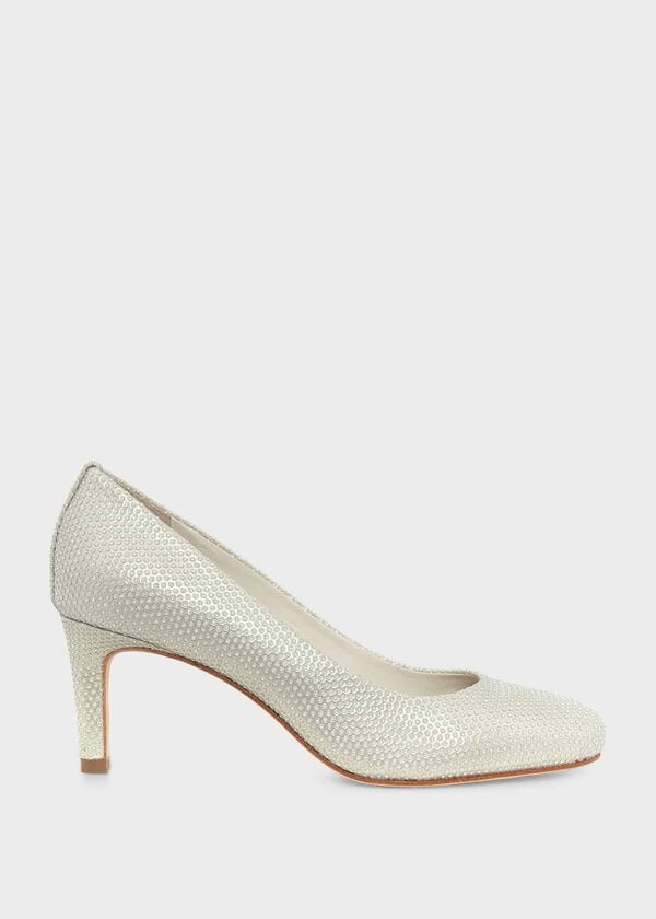 hobbs Lizzie Court Shoes Champagne