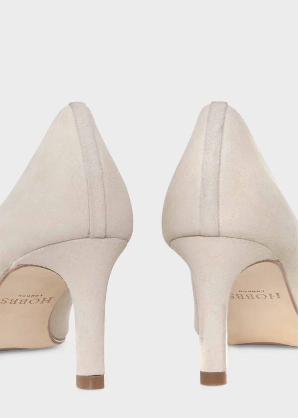 Hobbs Lizzie Court Shoes Creamy Oyster