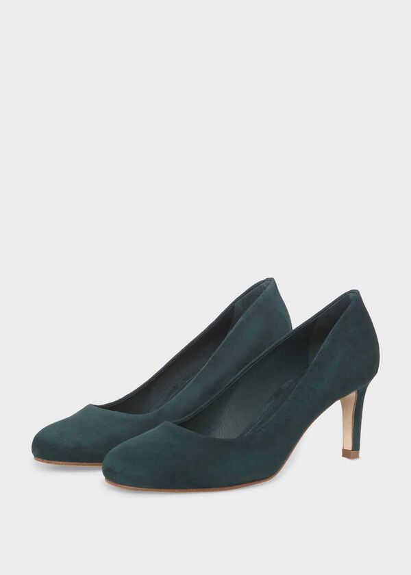 Hobbs Lizzie Court Shoes Evergreen