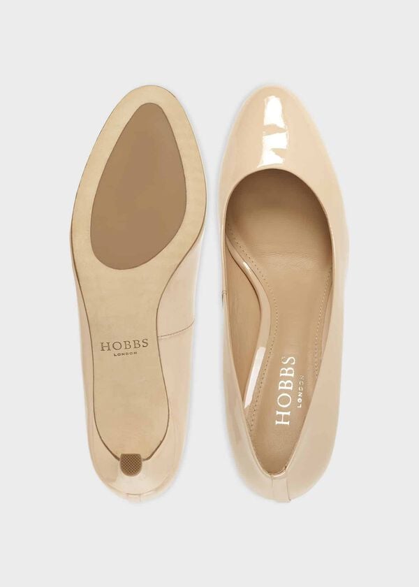 Hobbs Lizzie Court Shoes Nude