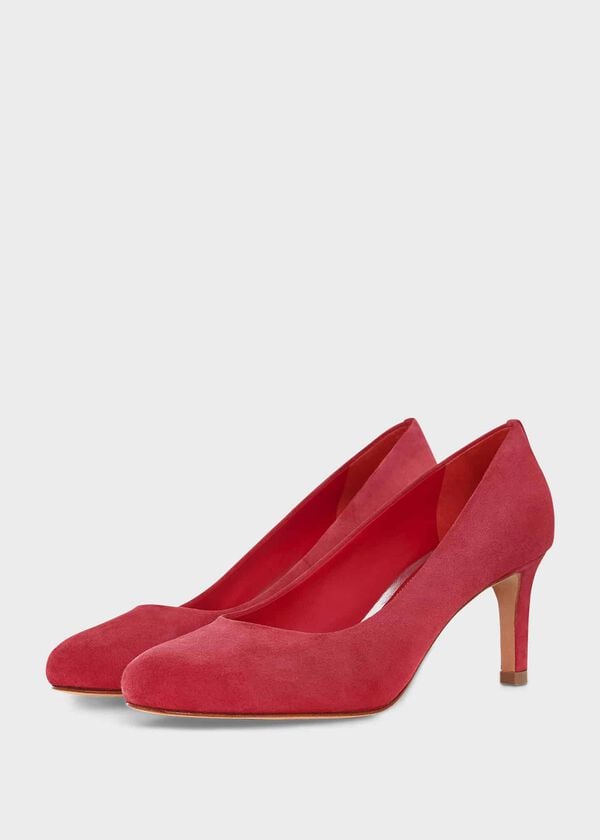 Hobbs Lizzie Court Shoes Rouge Pink