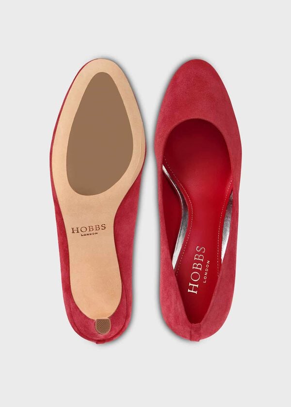 Hobbs Lizzie Court Shoes Rouge Pink