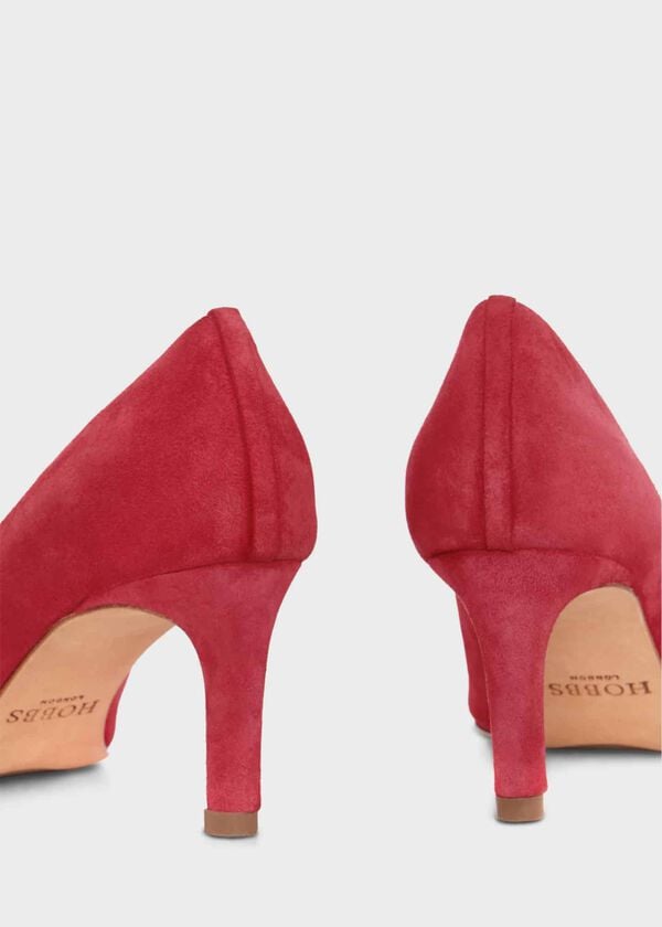 Hobbs Lizzie Court Shoes Rouge Pink