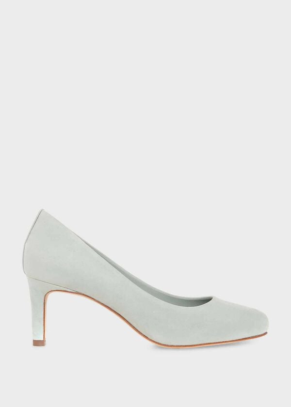 hobbs Lizzie Court Shoes Sage Green