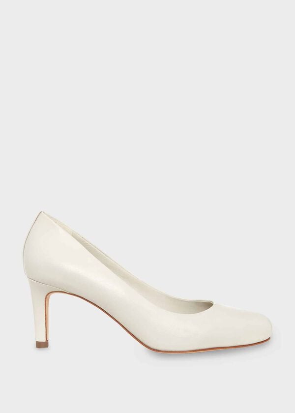 hobbs Lizzie Leather Courts Ivory