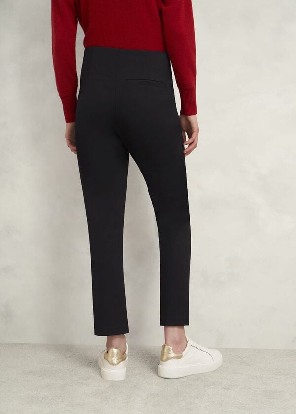 Hobbs Lola Ponte Trousers Black
