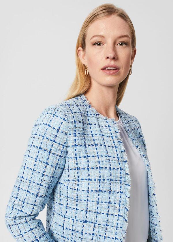 Hobbs Lorraine Jacket Blue Multi