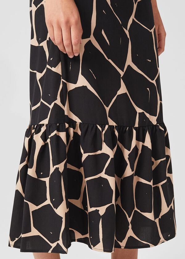 Hobbs Lottie Dress Stone Black