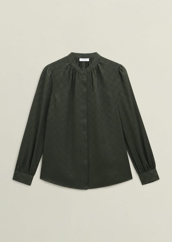 Hobbs Lucia Blouse Woodland Green