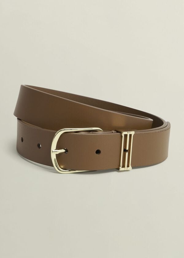 hobbs Lucia Leather Belt Tan