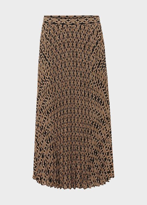 Hobbs Luciana Skirt Black Camel