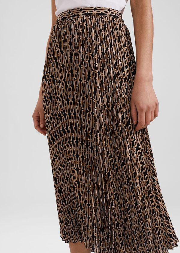 Hobbs Luciana Skirt Black Camel