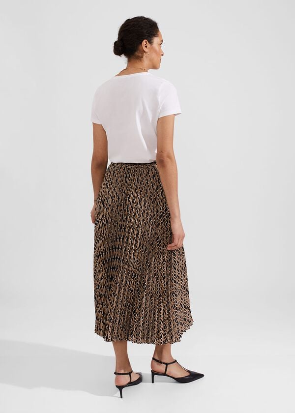 Hobbs Luciana Skirt Black Camel
