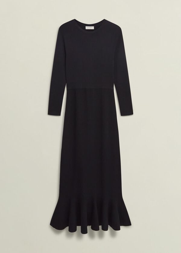Hobbs Lucilla Knitted Dress Hobbs Black