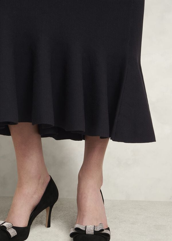 Hobbs Lucilla Knitted Dress Hobbs Black
