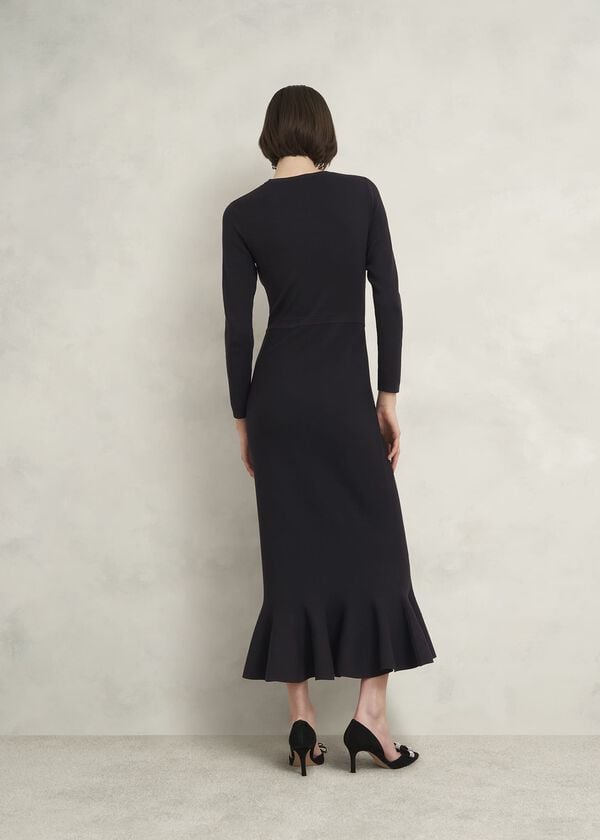 Hobbs Lucilla Knitted Dress Hobbs Black