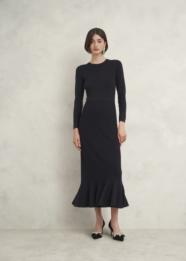 hobbs Lucilla Knitted Dress Hobbs Black