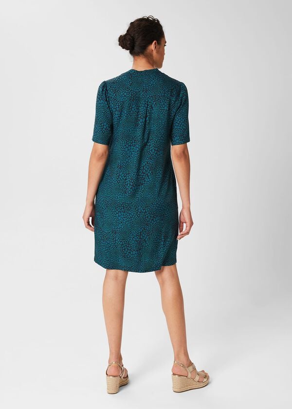 Hobbs Lucille Dress Navy Aegean