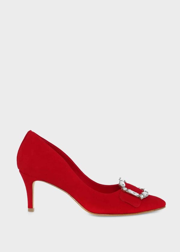 hobbs Lucinda Court Shoes Garnet