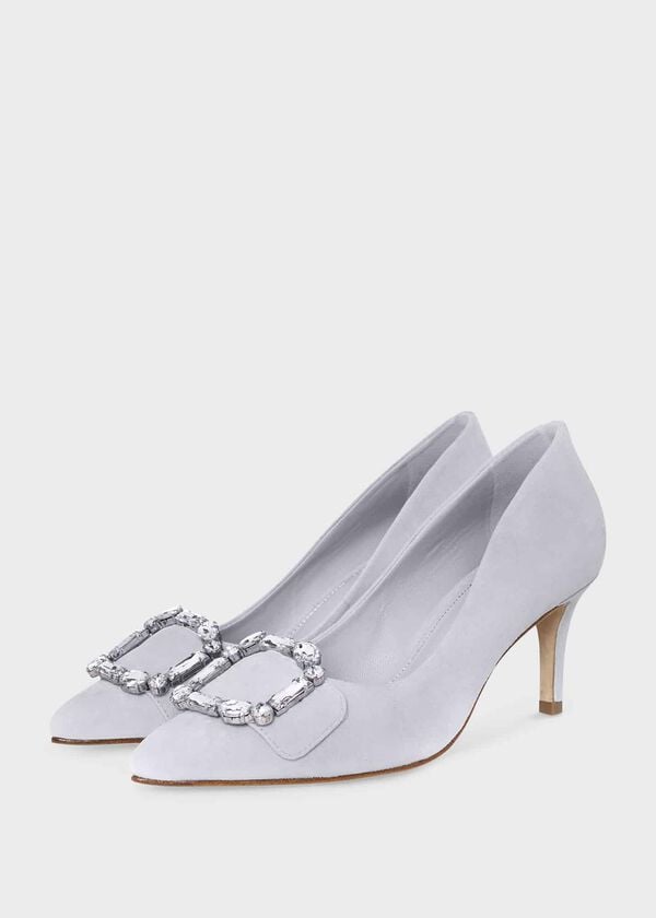Hobbs Lucinda Court Shoes Ice Blue