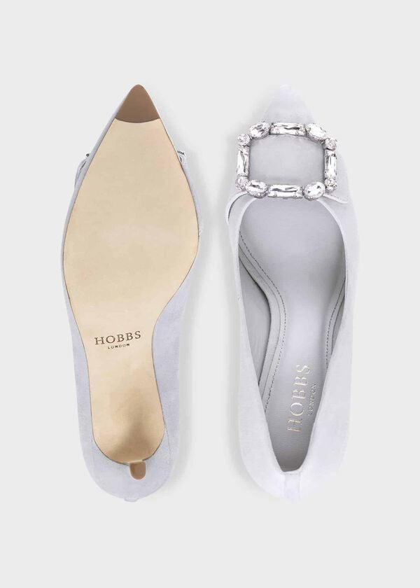 Hobbs Lucinda Court Shoes Ice Blue