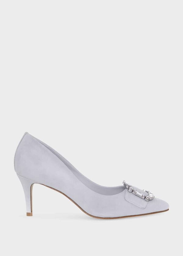 hobbs Lucinda Court Shoes Ice Blue
