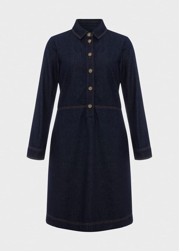 Hobbs Lulu Denim Dress Indigo