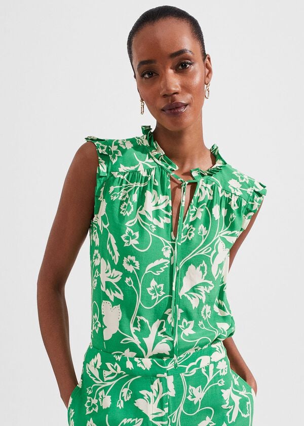 hobbs Luma Top Fresh Green